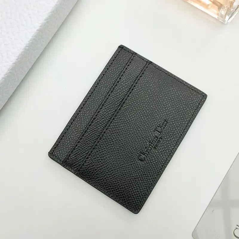 Cheap Cheap Dior 30 Montaigne Card Holder Grained Calfskin Black 0129