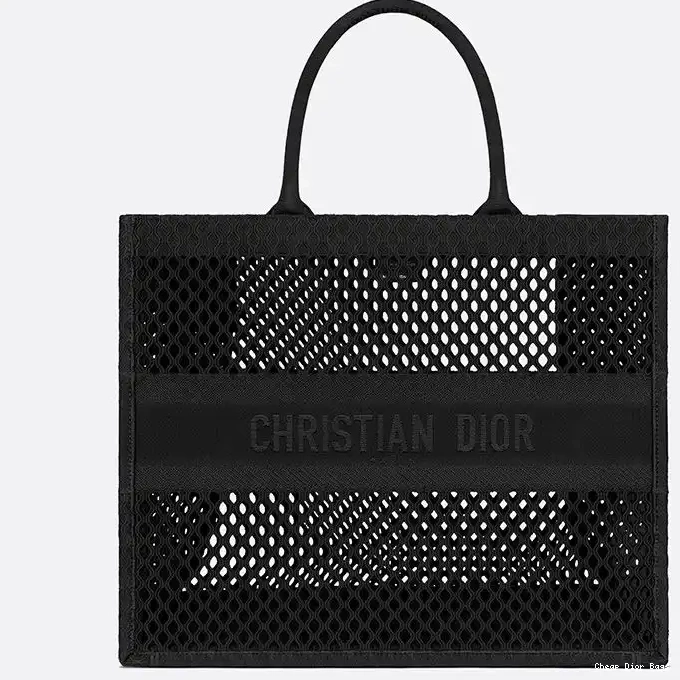 Cheap Cheap Book Tote Black Motif Mesh Canvas Dior 0212