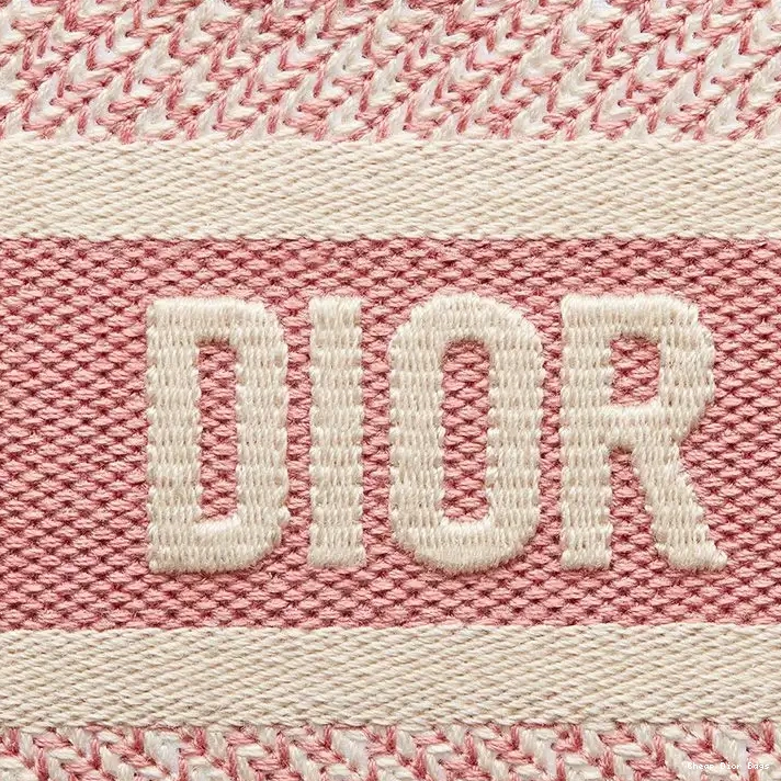 Cheap Cheap Motif Mini Pink Canvas Tote D-Stripes Dior Book 0215