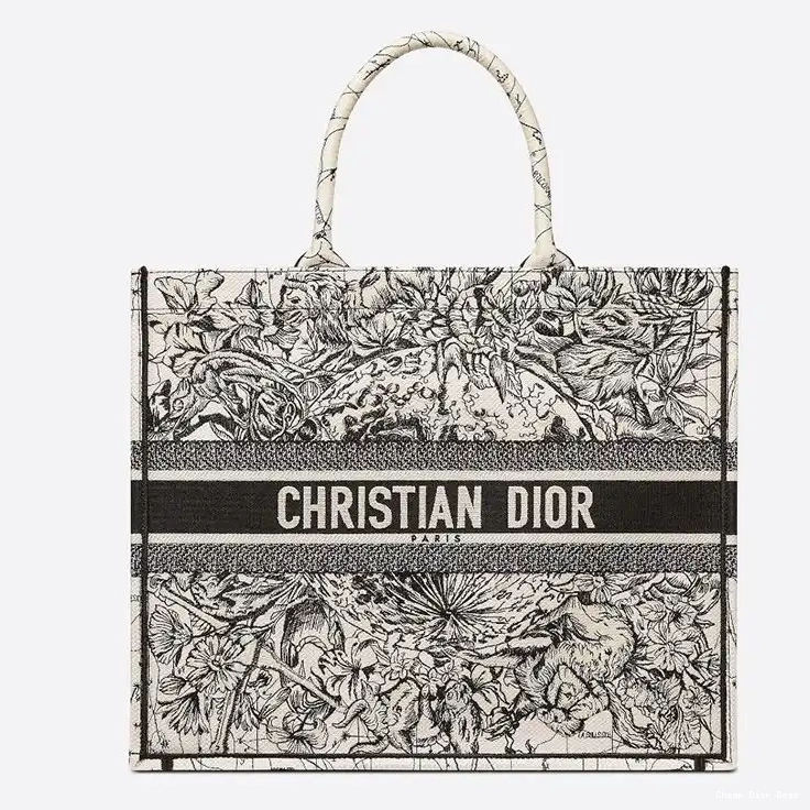 Cheap Cheap Tote Motif Book Grey Canvas Constellation Dior 0210