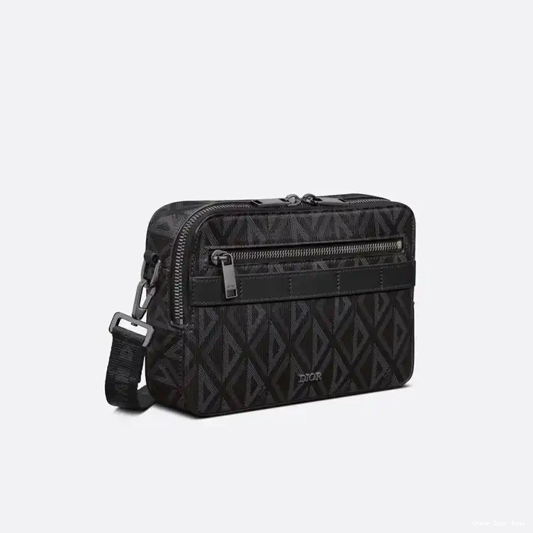 Cheap Cheap CD Canvas Diamond Dior Black Safari Messenger Motif 0218