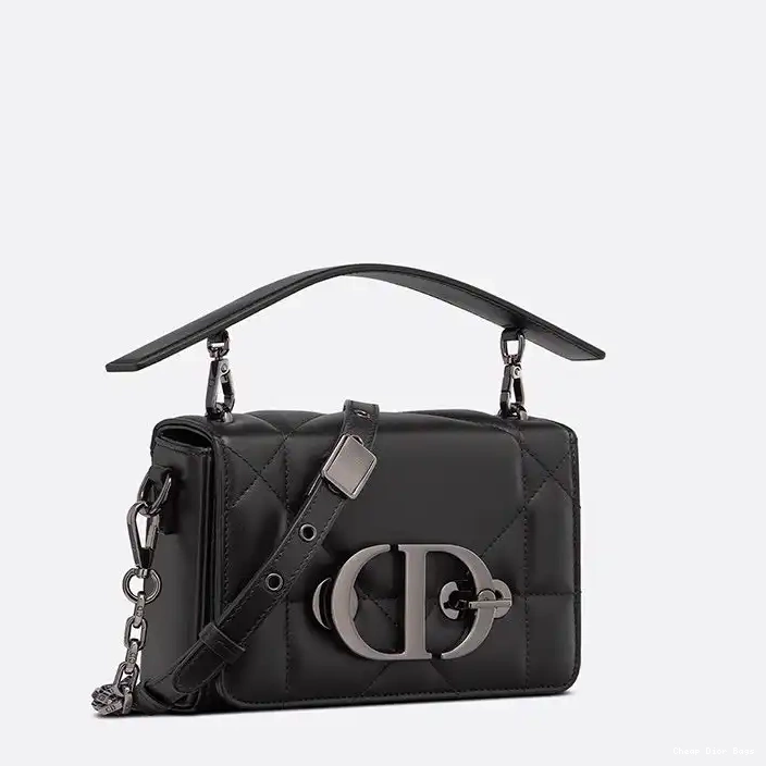 Cheap Cheap Handle with Box Lambskin 30 Bag Montaigne Maxicannage Dior Black 0220