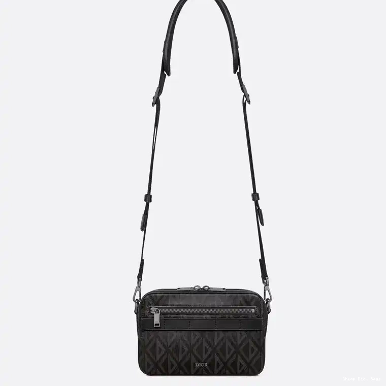 Cheap Cheap CD Canvas Diamond Dior Black Safari Messenger Motif 0218