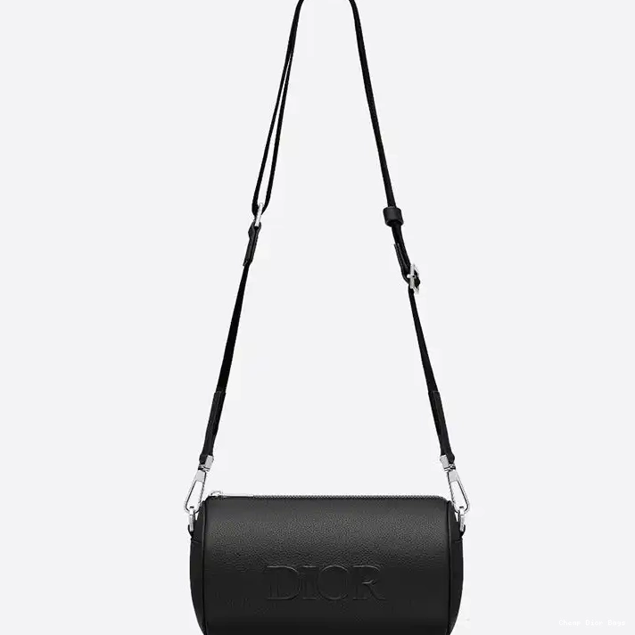 Cheap Cheap Messenger Grained Black Calfskin Roller Dior 0210