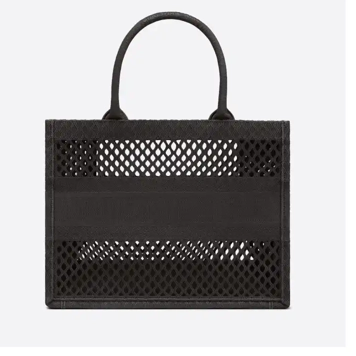 Cheap Cheap Book Tote Black Motif Mesh Canvas Dior 0212