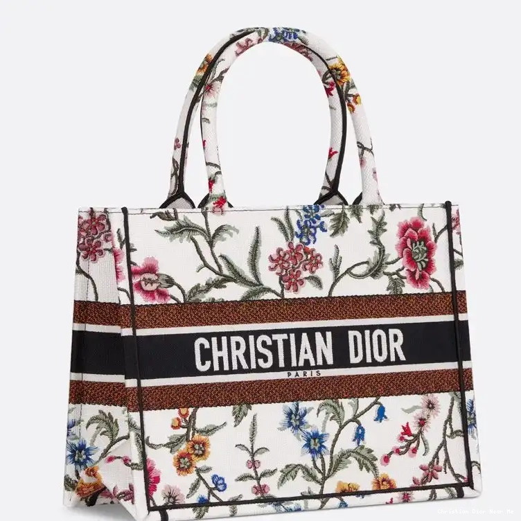 Cheap Cheap Motif Canvas Tote Fleurs Petites Dior Book White 0216