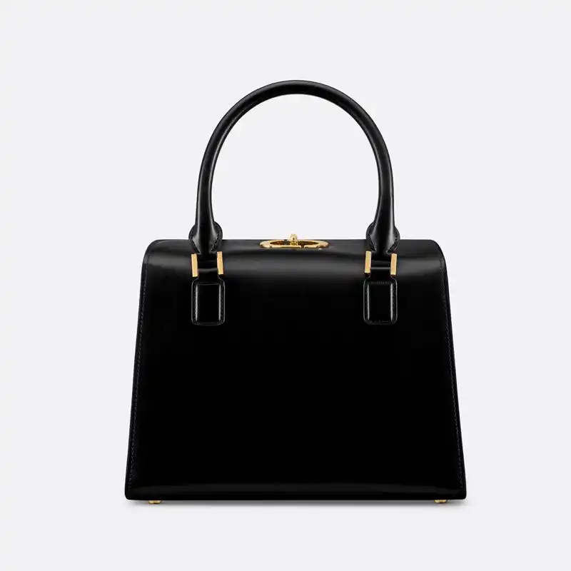 Cheap Cheap Medium Dior Boston Bag Box Calfskin Black 0205