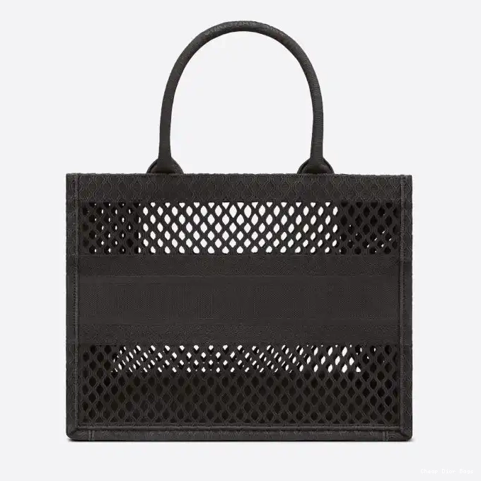 Cheap Cheap Tote Dior Mesh Black Motif Book Canvas 0225