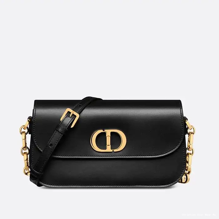 Cheap Cheap 30 Dior Montaigne Box Avenue Calfskin Bag Black 0211