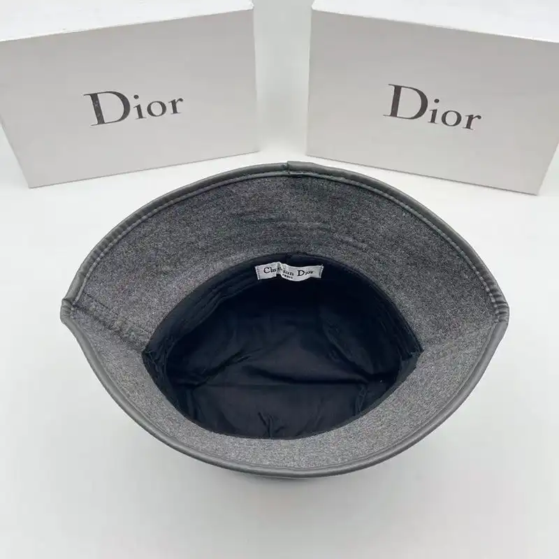 Cheap Cheap Dior Bucket Hat Shawn Logo Motif Cotton Grey 0203