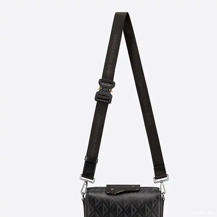 Cheap Cheap Lingot Black Canvas Diamond Bag Motif CD Dior 22 0225