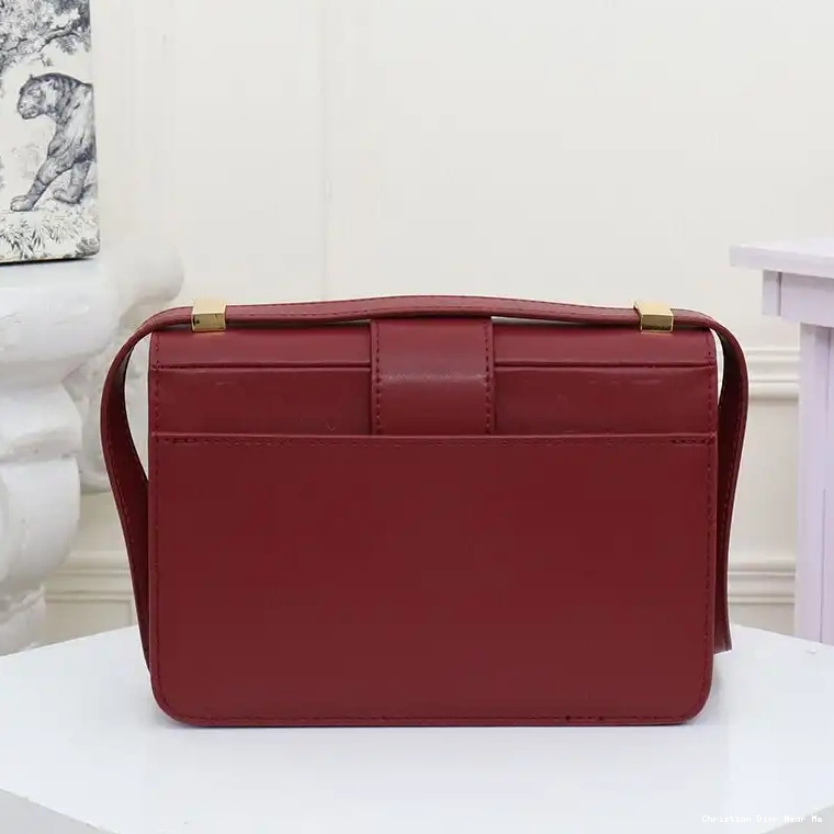 Cheap Cheap Box 30 Burgundy Bag Dior Montaigne Calfskin 0210