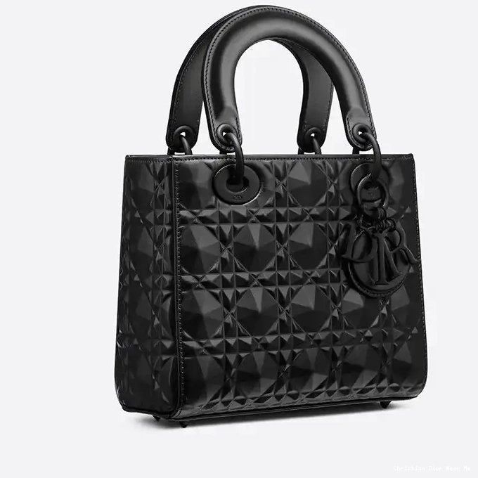 Cheap Cheap Dior ABCDior Lady Calfskin My Diamond Motif Bag Ultramatte with Black Cannage 0210